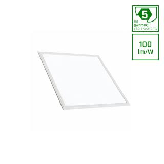 Panel LED 600 podtynkowy 3240lm 32W b.neutralna 4000K 595x595x10mm SLIM obudowa biała klosz mleczny 5 lat gwarancji ALGINE IP20 SPECTRUM