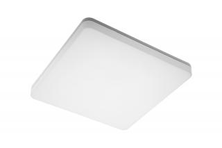 Plafon LED kwadrat 33x33cm 24W b.neutralna 4000K 2400lm BESA biały klosz mleczny IP54 GTV