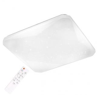 Plafon LED kwadrat 430x430x65 36W 3060lm KASTOR sterowany pilotem IP20 POLUX