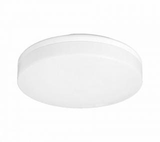 Plafon LED okrągły Ø28cm 10W b.neutralna 4000K 1000lm GAMMA biały klosz mleczny IP54 LENA