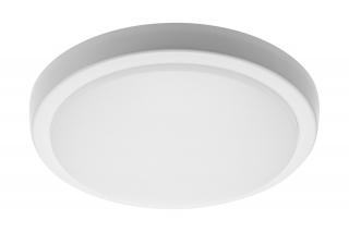 Plafon LED okrągły Ø28cm 12W b.neutralna 4000K 1200lm MOON biały klosz mleczny IP54 GTV