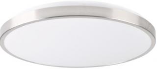 Plafon LED okrągły Ø40cm 24W b.neutralna 4000K 2600lm KERN srebrny klosz mleczny POLUX