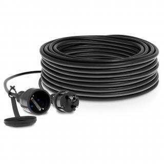 Przedłużacz zwijany 20m 3x1,5 w GUMIE 1 gniazdo 2p+Z 16A, 4000W, przewód H05RR-F PLASTROL
