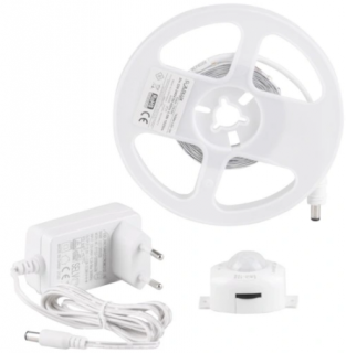 Taśma LED zestaw z czujnikiem ruchu i zmierzchu 8,5W 2m b.neutralna 4000K IP20 Goldlux