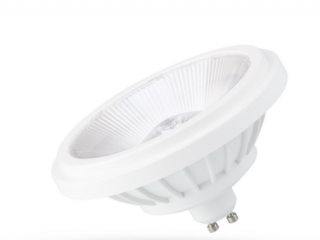 Żarówka LED AR111 GU10 230V 14W (1020lm) b.ciepła 2700K 40° BIAŁA wys.65mm BASIC 2 SPECTRUM