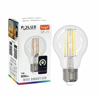 Żarówka LED filament 7W E27 A60 sterowana smartfonem TUYA POLUX