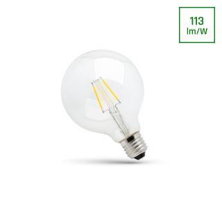 Żarówka LED GLOB G95 E27 4W barwa ciepła dekoracyjna Spectrum