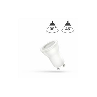 Żarówka LED z soczewką MR11 GU10 230V 4W SMD 45st zimna biel (WOJ+14108)