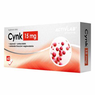 Cynk 15 mg 60 kaps. Activlab Pharma
