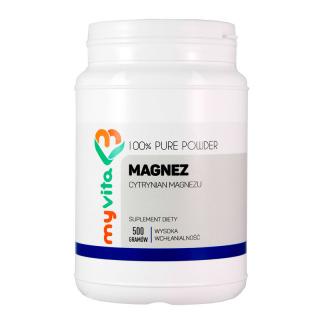 Magnez Cytrynian Magnezu Proszek MYVITA  500 g