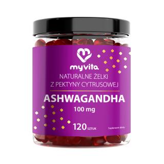 MyVita ASHWAGANDHA 100 mg naturalne żelki 120 szt