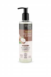 Naturalny szampon nawilżający włosy Organic shop Kokos masło shea 280 ml