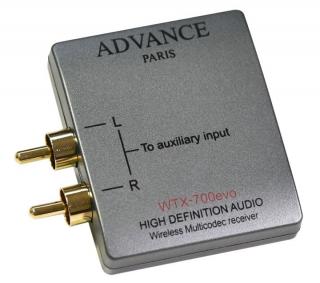 Advance Paris WTX-700 (WTX 700) EVO Wireless audio receiver Bluetooth aptx HD