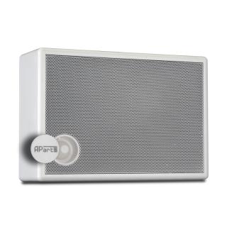 Apart Audio SM6V (SM6-V) On-wall cabinet loudspeaker with volume control Color: White