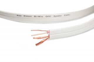 Atlas Element Bi Wire Speaker cable 2x 3.1mm2 per meter