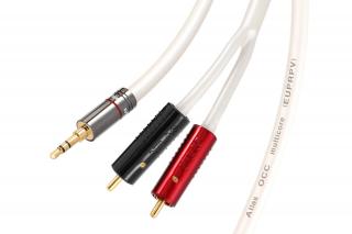 Atlas Equator Achromatic Metik Jack 3.5mm - 2x RCA Cable - 0,5m