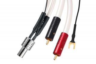 Atlas  Equator Achromatic Tonearm 2xRCA - DIN Phono cable with grounding cable - 1m Plug type: Straight - straight