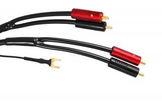 Atlas Hyper Achromatic  Turntable (TT) 2xRCA PHONO Phono cable with grounding cable - 1m