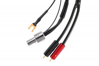 Atlas Hyper AchromaticTonearm 2xRCA - DIN Phono cable with grounding cable - 0,5m Plug type: Straight - straight