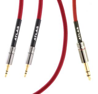 Atlas Zeno Standard 1:2 Headphone Cable 2x2,5mm - 6,3mm - 2,5m