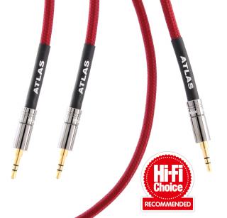 Atlas Zeno Standard 1:2 Headphone Cable 2x3,5mm - 3,5mm  - 2,5m