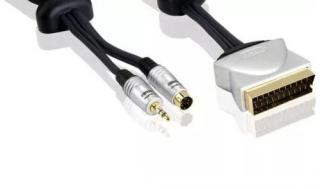 Computer-TV jack+SVHS-Scart cable PGV6703 Profigold - 3m