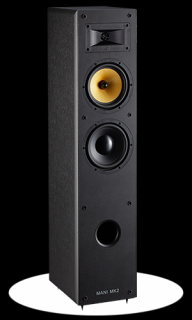 Davis Acoustics mani MK2 Floorstanding speakers - pair  Color: Matt black