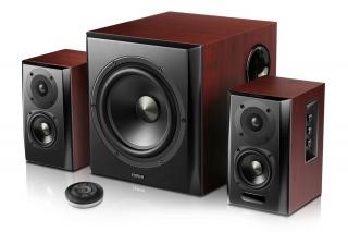 Edifier S350DB (S-350DB) Multimedia Speaker System 2.1, Bluetooth, aptX Color: Brown