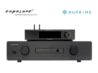 Exposure 3510 Stereo Integrated Amplifier with DAC Module + NuPrime Stream-9 Streaming/Network Transport