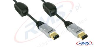 FireWire cable (i-Link) 6pin - 6pin Profigold PGM6002 - 1,5m