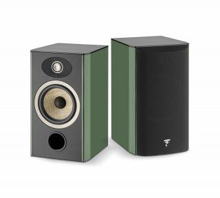 Focal Aria Evo X N°1 (No1) (N1) bookshelf stereo speakers - 2 pcs. Color: Moss Green High Gloss