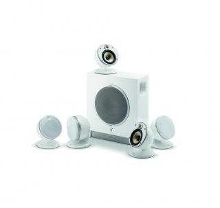 Focal Dome Flax 5.1 (Sub Air) Speakers set 5.1 Color: White gloss