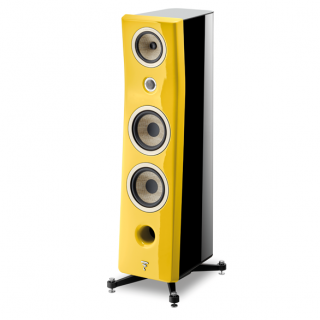 Focal Kanta N°3 (NO3) Floorstanding speakers - pair Color: Solar Yellow - Black High Gloss
