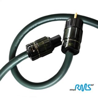 Furutech Alpha PC Triple C FP-TCS31 / FI-28 (R) / FI-E38 (R (FPTCS31) Power cable with FI-28 (G) and FI-E38 (G) Conductor Pin - 1,5m