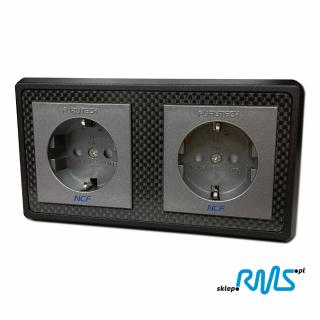 Furutech FT-SWS-D NCF(R) (FTSWSD) High End Performance Duplex SCHUKO Wall Sockets