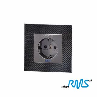 Furutech FT-SWS-NCF(R) (FTSWSNCF) High End Performance NCF Schuko Wall Socket
