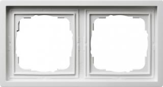 Gira F100 frames Pure white glossy (0212112)