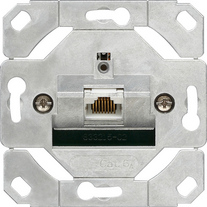 Gira Insert for network connection box Cat.6A 1-gang Insulation displacement contact technology (245100)