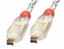 Kabel FireWire DV / iLink (IEEE 1394) 4/4 Lindy 30885 - 10m