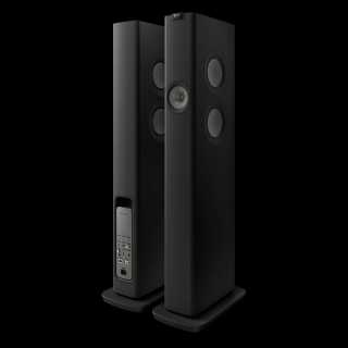 KEF LS60 Wireless (LS-60) Floorstanding wireless speaker, Spotify, Tidal, Bluetooth 4.2 - pair Color: Carbon Black