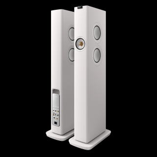 KEF LS60 Wireless (LS-60) Floorstanding wireless speaker, Spotify, Tidal, Bluetooth 4.2 - pair Color: Mineral White