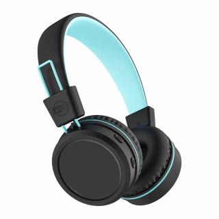 KidJamz KJ55BT Safe Listening Bluetooth Wireless Headphones for Kids Color: Black
