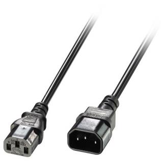 Lindy 30320 IEC C14 - IEC C13 Extension Cable - 0,5m