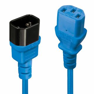 Lindy 30470 IEC extension cable (to UPS) blue - 0,5m