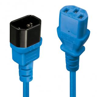 Lindy 30472 IEC extension cable (to UPS), blue - 2m