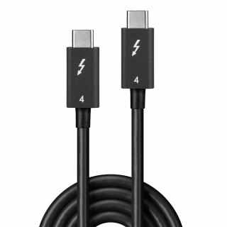 Lindy 31120 USB C-C cable Thunderbolt 4, 40Gbps - 1m