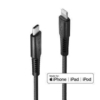 Lindy 31288 Reinforced USB C - Apple iPhone Lightning Cable - 3m