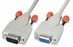 Lindy 31522 kabel szeregowy RS232 (COM) wtyk-gniazdo - 10m