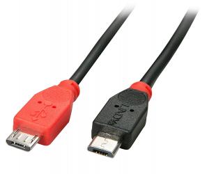 Lindy 31760 USB 2.0 Cable Micro-B/ Micro-B OTG, 2m