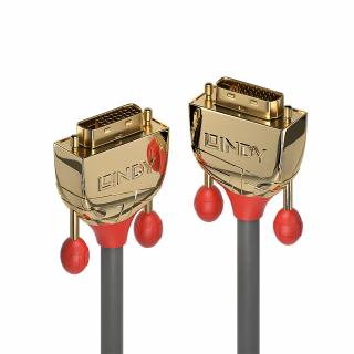 Lindy 36200 0,5m DVI-D Dual Link Cable, Gold Line